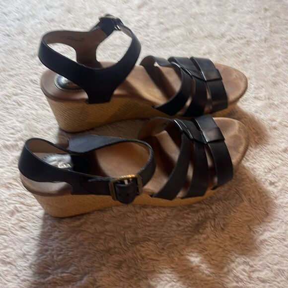 Clark artisan wedge sandals size 9 1/2 - Picture 2 of 9